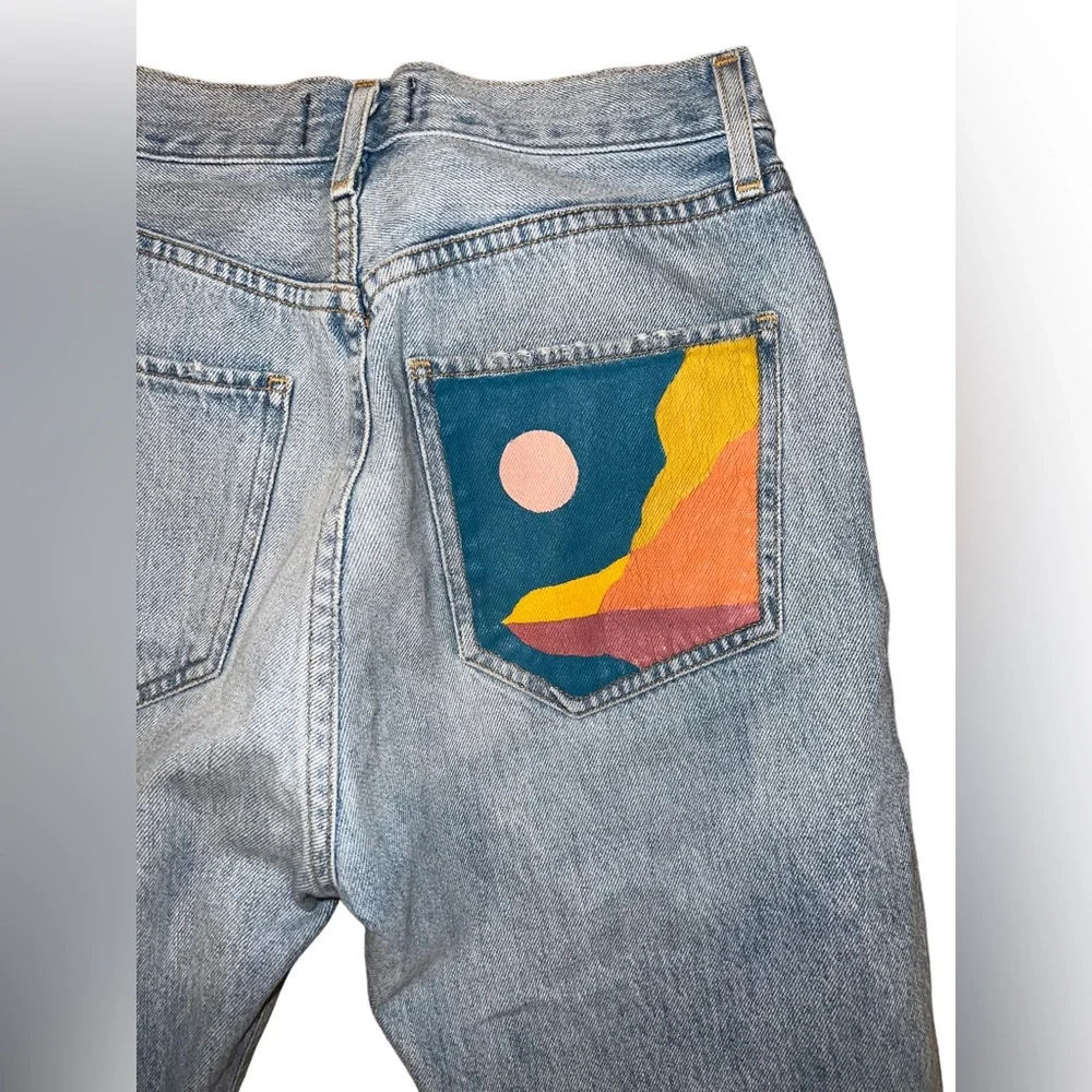 AGOLDE Riley High Rise Denim - Picture 4 of 5